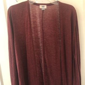 Maroon Cardigan